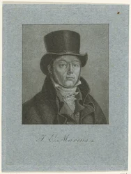Portret van Jacob Ernst Marcus