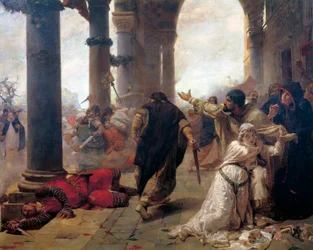 Siciliaanse vespers, door Erulo Eroli (1854-1916), Detail