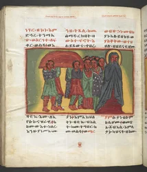 Or. 607 f179v, Scène uit het leven van de Maagd Maria, uit 