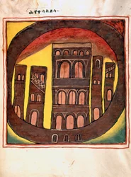 De gebouwen van Lalibela, Ethiopië