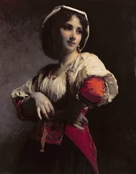 Een Italiaanse Schoonheid, 1872
