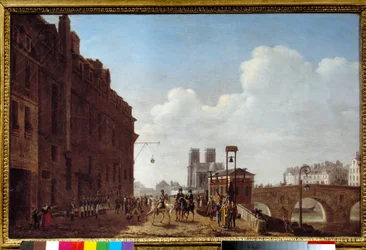 Keizer Napoleon I bezoekt de Halle à l