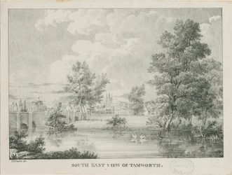 Tamworth - Verre Uitzicht vanuit het Zuiden