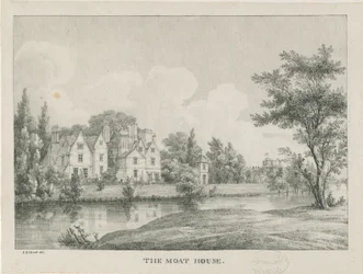 Tamworth - Het Gracht Huis: zinkografie, nd [1796-1865]