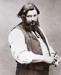 Portret van Gustave Courbet