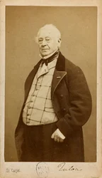 Portret van de componist en fluitist Jean-Louis Tulou