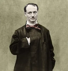 Portret van de dichter Charles Baudelaire (1821-1867).