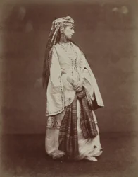 Sarah Bernhardt in Zaire door Voltaire, 1874