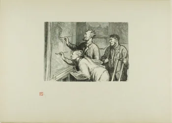 De schilderijententoonstelling van 1868: De laatste hand eraan geven