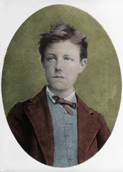 Portret van Arthur Rimbaud (1854-1891), Frans dichter, op 17-jarige leeftijd, door Carjat
