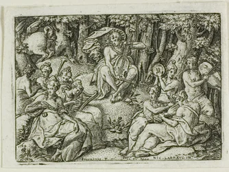Apollo en de Muzen
