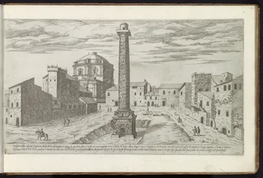 Forum van Trajanus met de Zuil van Trajanus te Rome