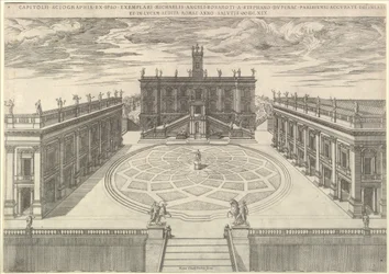 Speculum Romanae Magnificentiae: Uitzicht op het Romeinse Capitool