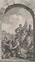 De Kapel van de Enfants-Trouvés in Parijs: La Suite des rois mages: cavaliers, 1756