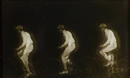 Man fietst