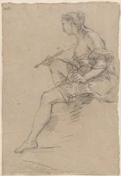 Studie voor een Allegorie van Schilderkunst