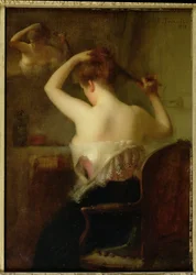 Vrouw die haar Haar Arrangeert, 1903