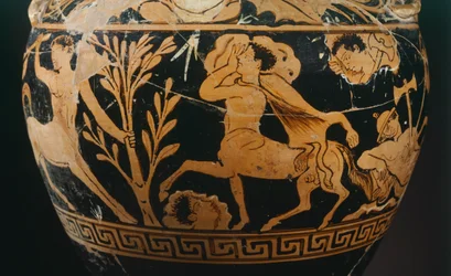 Amphora door de Schilder van de Centauromachie (detail)