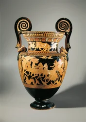 Italië, Lazio, Civita Castellana, Falerii, Volute krater