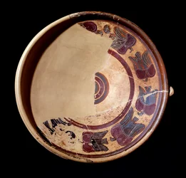 Terracotta plaat die dieren voorstelt, 600-590 v.Chr.