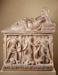 Cineraire urn, 2e eeuw v.Chr.