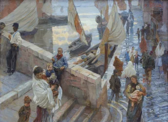Na de regen in Chioggia