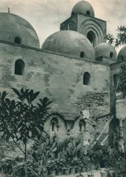 Kerk van San Giovanni degli Eremiti, Palermo, Sicilië, Italië, 1927
