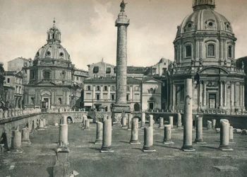 Forum van Trajanus, Rome, Italië, 1927