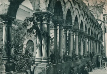 Ruïnes van een kleine kapel, Palermo, Sicilië, Italië, 1927