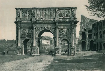 De Boog van Constantijn, Rome, Italië