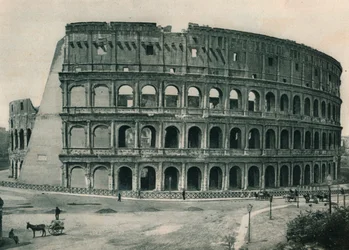 Het Colosseum, Rome, Italië, 1927