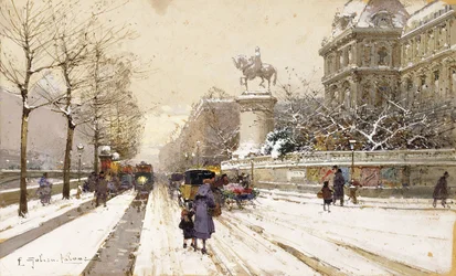 Parijs in de Winter