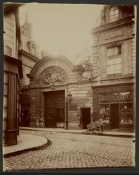 Ingang van een herenhuis, Rue Vieille du Temple 47