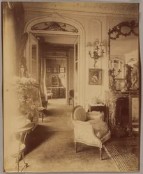 Interieur van Mlle Sorel, van de Comédie-Française, Avenue des Champs-Élysées