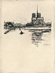 De apsis van Notre Dame