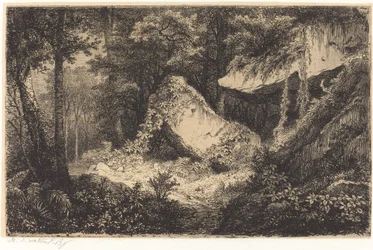Les roches blanches, gepubliceerd 1849