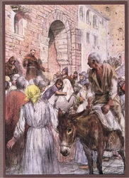 Sint Franciscus predikt in Bologna