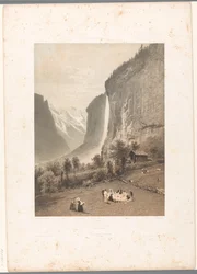 Picknick met zicht op de Staubbachwaterval