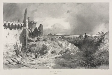 Pittoreske en Romantische Reizen in het Oude Frankrijk. Bretagne: Kasteel van Susinio