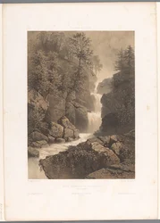 Zicht op de Reichenbachwaterval