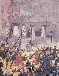 Brand in de Opera Comique, 25 mei 1887