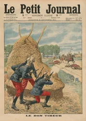 Een goede schot, voorpagina illustratie van 