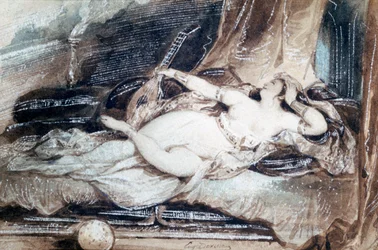 Odalisque Couchee, ca. 1815-1865