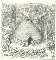 Oude Pelasgische hut