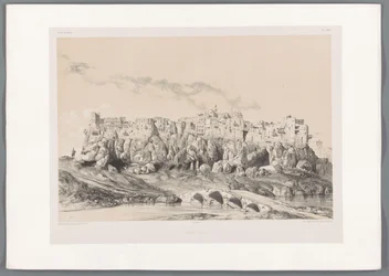 Gezicht op het kasteel van Izadkhvast