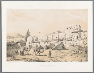 Ruïne van de tempel van Anahita in Kangavar