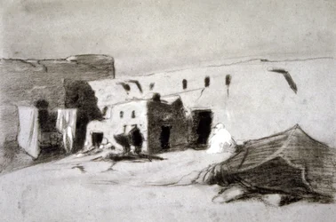 Dorp in de Sahel