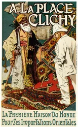 A la Place Clichy, c.1891 (kleurenlitho op papier)