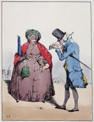 Bourgeois koppel, Jardin du Luxembourg - in "Souvenirs d