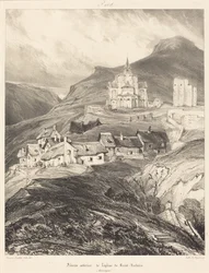 Apsis van de kerk van Saint-Nectaire